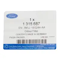 ORIGINAL Ford Innenraumfilter Pollenfilter Aktivkohlefilter C-Max Galaxy 1315687