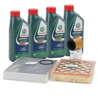 ORIGINAL Ford inspection kit, 3 pieces + 4L engine oil D 0W30 MONDEO V 1.5 TDCi 1.6