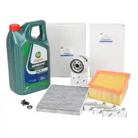 ORIGINAL Ford filter set + 3x spark plugs + 5L 5W20 engine oil Fiesta 7 1.1 Ti-VCT until 05/2018