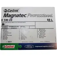 60L 60 Liter ORIGINAL Ford CASTROL MAGNATEC PROFESSIONAL 5W20 Motor&ouml;l WSS-M2C948-B 15D62D