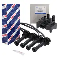 ORIGINAL Ford Z&uuml;ndspule + BOSCH Kabelsatz Focus 2 C-Max DM2 Puma 1.4 1.6 / Ti bis 02.2005