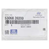 ORIGINAL Hyundai Kia Wellendichtring Simmerring Santa Fe Tucson ix35 Sportage 53068-39200