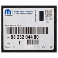 ORIGINAL Peugeot MOPAR Shock absorber Bumper 208 2 front 9823204480