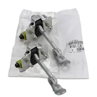 2x ORIGINAL Peugeot door stop, door hold-back strap, door catch strap, 206 front, 9181.C8