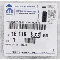 1x ORIGINAL Peugeot MOPAR Radkappe Radblende 15 Zoll Silber Boxer 1611985580