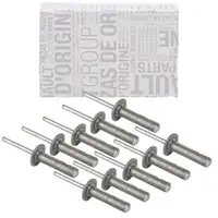 10x ORIGINAL Renault Blindniete Metallniete CAPTUR CLIO MEGANE TWINGO 7703072362