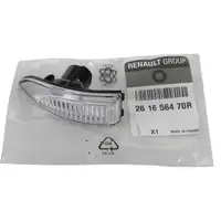 ORIGINAL Renault outer mirror lens with indicator MEGANE III left 261656470R