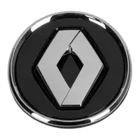 1x ORIGINAL Renault Nabendeckel Nabenkappe Radnabe Silverstone Schwarz Chrom 403152085R