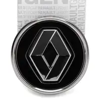 1x ORIGINAL Renault Nabendeckel Nabenkappe Radnabe Silverstone Schwarz Chrom 403152085R