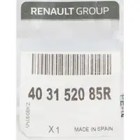 1x ORIGINAL Renault Nabendeckel Nabenkappe Radnabe Silverstone Schwarz Chrom 403152085R