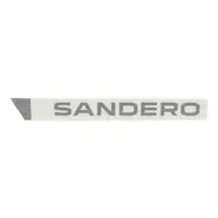 ORIGINAL Dacia Emblem Logo Schriftzug Plakette Schwarz Sandero 3 hinten 908905709R