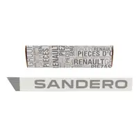 ORIGINAL Dacia Emblem Logo Schriftzug Plakette Schwarz Sandero 3 hinten 908905709R