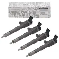 4x ORIGINAL Renault Einspritzd&uuml;se Captur 1 Clio 4 Kangoo 2 1.5 dCi 75/90 PS 166000121R