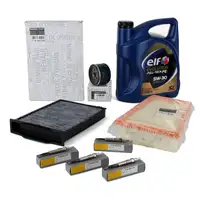 ORIGINAL Renault inspection kit + 5 L Elf Evolution 5W-30 for MEGANE II 1.5 dCi