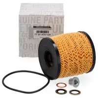 ORIGINAL RENAULT &Ouml;lfilter + Schraube Espace 3 4 Laguna 2 Master 2 Trafic 2 2.2/2.5 dCi