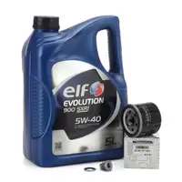 5L elf Evolution 900 SXR 5W-40 Motor&ouml;l + ORIGINAL Renault &Ouml;lfilter Clio 1-4 Twingo 1 2 1.2