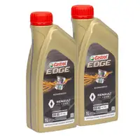 2L 2 Liter ORIGINAL Renault CASTROL EDGE 0W40 Motor&ouml;l &Ouml;l RN17RSA 7711943668