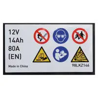 ORIGINAL Renault Autobatterie Batterie Starterbatterie 12V 14Ah 80A Twizy 244103090R