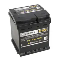 ORIGINAL Renault Autobatterie Batterie Starterbatterie 12V 40Ah 330A Twingo 3 8201560592