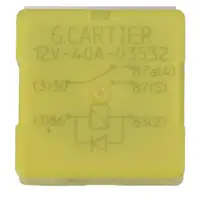 ORIGINAL Renault Relais Sicherung Kontaktrelais Steuerger&auml;t GELB 7700844253