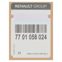 ORIGINAL Renault Waschwasserbeh&auml;lter Scheibenwaschbeh&auml;lter Wischwasser Clio 3 7701058024
