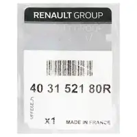 1x ORIGINAL Renault Radkappe Radblende ELECTIVE 15 Zoll Silber Zoe BFM 403152180R