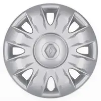 4x ORIGINAL Renault Radkappe Radblende JAGUNSO 15 Zoll Silber Grand / Modus 8200231125