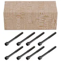 8x ORIGINAL Renault Dacia Zylinderkopfschraube M10x1,5 121mm 11056ED000