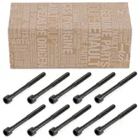 10x ORIGINAL Renault Dacia Zylinderkopfschraube M10x1,5 121mm 11056ED000