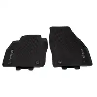 ORIGINAL Skoda rubber mats Floor mats Car mats Scala PR-K8R front + rear 4-piece set