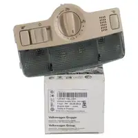 ORIGINAL Skoda interior light, beige, Octavia 2 with sunroof, model year 2009-2013, 1J0947105J 4K1
