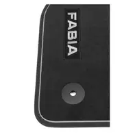 ORIGINAL Skoda textile mats Car mats Floor mats Set of 4 Prestige Fabia 4 6VB061270