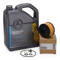5L ORIGINAL 5W-40 MB 229.5 Engine Oil + Oil Filter SMART ForFour ForTwo (453) 0.9 90/109 hp