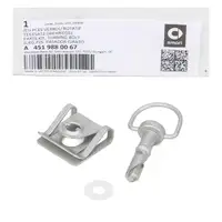 1x ORIGINAL Smart Drehverschluss Motorraumabdeckung City-Coupe ForTwo 450 451 4519880067