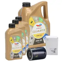 9L ORIGINAL Mopar TOTAL QUARTZ FPW 02 0W-30 Motoer&ouml;l + PSA &Ouml;lfilter 1606267580