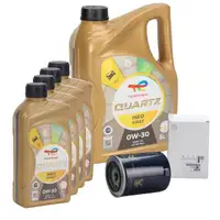 9L 9 Liter TOTAL QUARTZ INEO FIRST 0W-30 + ORIGINAL PSA Ölfilter 1606267580