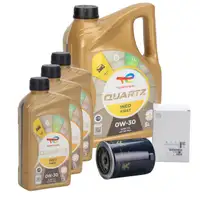 8L 8 Liter TOTAL QUARTZ INEO FIRST 0W-30 + ORIGINAL PSA Ölfilter 1606267580