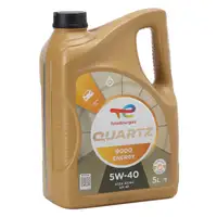 5L 5 Liter TOTAL QUARTZ 9000 ENERGY 5W-40 + ORIGINAL PSA &Ouml;lfilter 1109.CL