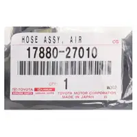 ORIGINAL Toyota Ansaugschlauch Luftfilter Avensis T22 2.0D 17880-27010