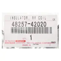 ORIGINAL Toyota Federteller Federunterlage RAV 4 2 hinten links 48257-42020