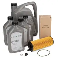 9L ORIGINAL AUDI VW 0W30 engine oil + oil filter A4 B7 B8 A5 A6 C6 A8 Q5 Q7 Touareg 2.7/3.0 TDI