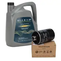 5L ORIGINAL VW Motor&ouml;l &Ouml;l 0W30 LONGLIFE III FE + &Ouml;lfilter 06J115403Q 1.8/2.0TSI