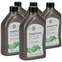 5L 5 Liter ORIGINAL VW 0W-20 LONGLIFE IV FE Motor&ouml;l &Ouml;l 508.00 509.00 GS65577C2