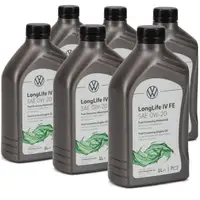 6 liters ORIGINAL VW engine oil 0W-20 LONGLIFE IV FE 508.00 509.00 GS60577C2