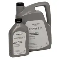 6 Liter ORIGINAL VW Motor&ouml;l &Ouml;l 0W30 LONGLIFE III FE 504.00 507.00 GS55545M2/M4