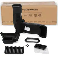 ORIGINAL VW T5 T6 Luftkanal Standheizung Luftrohr Nachr&uuml;stung Luftf&uuml;hrungskanal 5-teilig