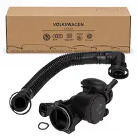 ORIGINAL VW &Ouml;labscheider Kurbelgeh&auml;useentl&uuml;ftung + Schlauch Polo 4 5 Ibiza Fabia 1.4