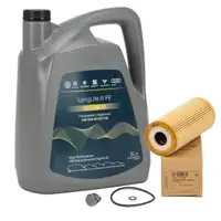 5L ORIGINAL VW engine oil 0W30 LONGLIFE III FE + screw + oil filter 074115562