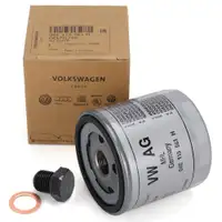 ORIGINAL VW Ölfilter 04E115561AC + Schraube N90813202 Golf 7 Passat B8 Polo 1.0-1.5 TSI