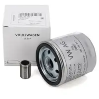 ORIGINAL VW Ölfilter 04E115561AC + Schraubstutzen Golf 7 8 Passat Polo Tiguan 1.0-1.5 TSI